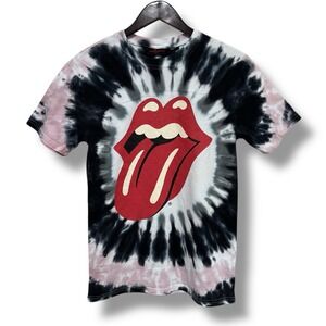 The Rolling Stones‎ Official Women's Tie Dye T Shirt Size XS 18 x 28